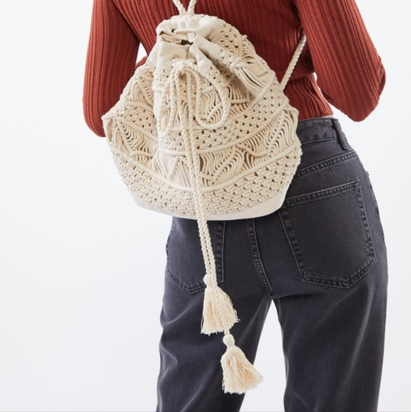 Urban Outfitters Handbags - Macrame Backpack